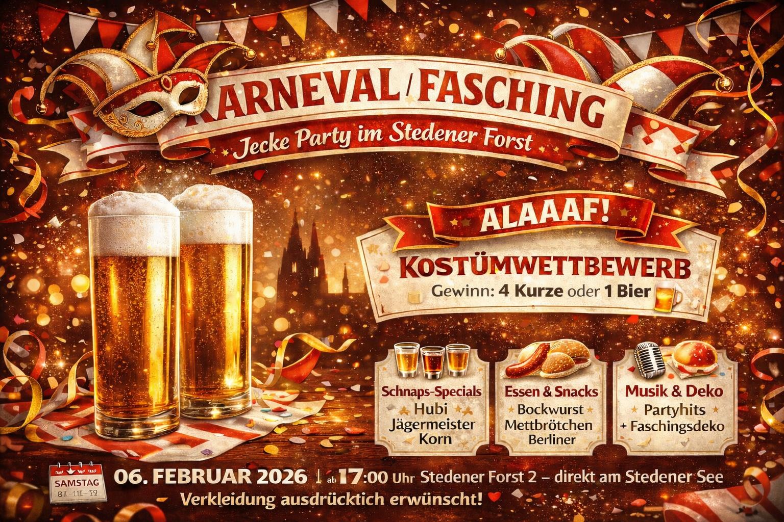 Karneval im Stedener Forst